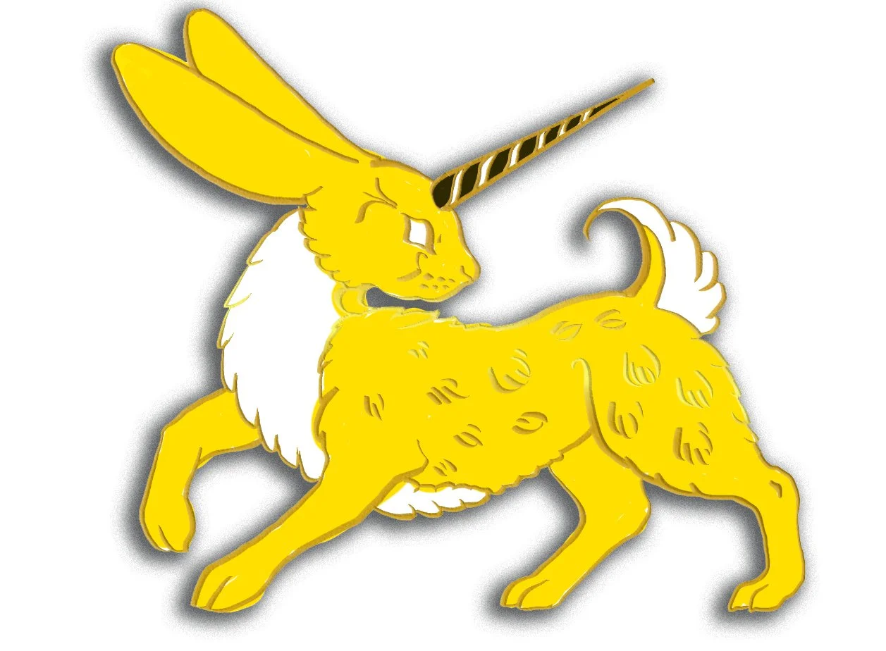 RABBITRABBITRABBIT - Rabbits and Hares in Folklore Pins — Monica L